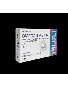 Omega 3 Vision комплекс с Омега 3 лютеином и зеаксантином PILULI капсулы 700 мг 30 шт Mirrolla