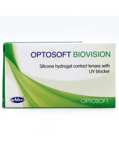 Контактные линзы Biovision Оптософт Биовижн 3 линзы 1 25 R 8 6 ежемесячные Optosoft