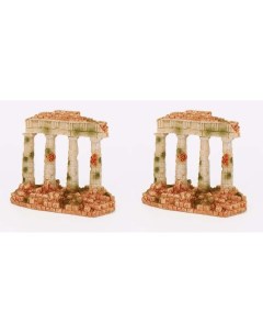 Грот для аквариума Римские колонны 10 5х5 2х9 см 2 шт Home-fish