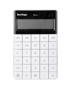 Калькулятор настольный Power TX 12 разрядов белый Berlingo