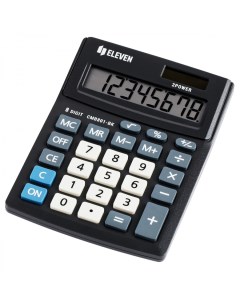 Калькулятор настольный Business Line CMB801 BK 8 разрядов черный Eleven