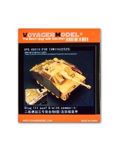 Фототравление 1 48 для Stug III ausf G with zemmerit VPE48019 Voyager model