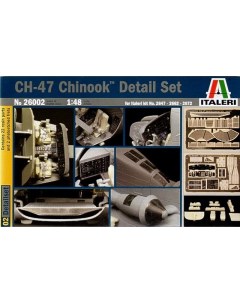 Сборная модель 1 48 Ch 47 Chinook Super Detail Set 26002 Italeri