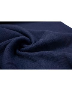 Ткань CUORE13 Шерсть вязаная темно синяя костюмно пальтовая 100x145 см Unofabric