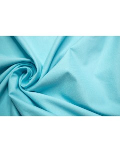 Ткань 2471 трикотаж рибана плотная голубая Unofabric