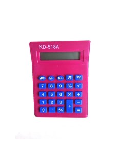 Настольный 8 разрядный мини калькулятор на батарейке KD 518A 00111666 фуксия Nobrand