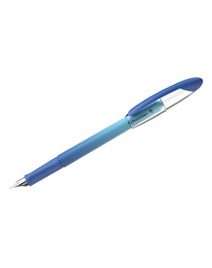 Ручка перьевая Voyage caribbean синяя 1 картридж грип сине голубой корпус Schneider