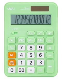 Калькулятор настольный EM210FGREEN 12 разрядов зеленый Deli