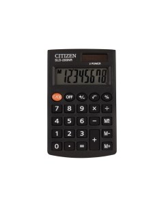 Калькулятор карманный SLD 200NR 8 разрядный черный Citizen