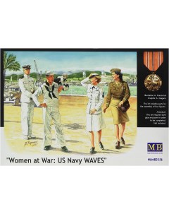 Сборная модель 1 35 Женщины на Войне военно морские силы США 3556 Masterbox
