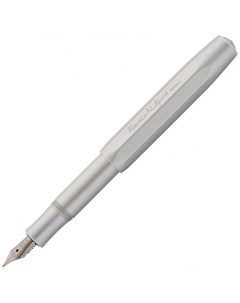 Ручка перьевая AL Sport Silver СТ Перо F 0 7 мм Kaweco