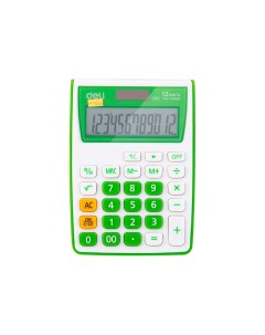 Калькулятор настольный E1122 GRN 12 разрядов зеленый Deli