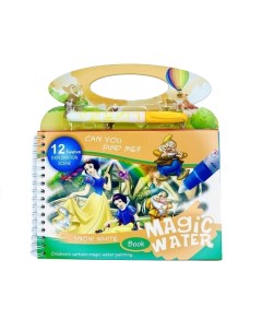 Многоразовая водная раскраска Magic Water белоснежка водный маркет в комплекте Wellywell