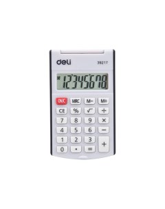 Калькулятор карманный E39217 Black 8 разрядов черный Deli