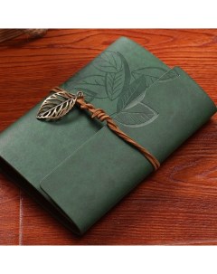 Записная книжка цвет зелено малахитовый с отрывными листами Fantasy earth