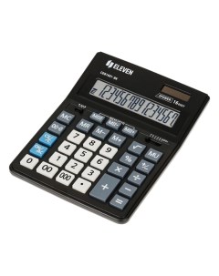 Калькулятор настольный Business Line CDB1601 BK 16 разрядный черный Eleven