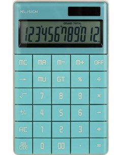 Калькулятор настольный Nusign ENS041blue 12 разрядов синий Deli