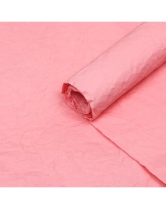 Бумага упаковочная перламутровая Эколюкс розовая 0 7 x 5 м Nobrand