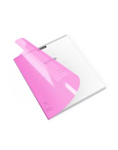 Тетрадь 18 листов CoverPrо Neon в линейку розовая 10 шт Erich krause