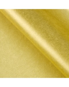 Бумага упаковочная тишью золотой 50 см х 66 см 10 шт Nobrand