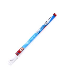 Ручка пластик с колпачком В добрый путь синяя паста шариковая 0 5 мм 12 шт Nobrand