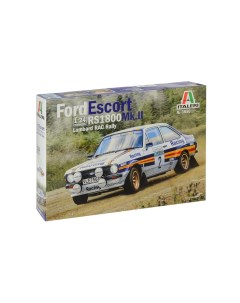Сборная модель 1 24 Автомобиль Ford Escort RS 1800 Mk II Lombard RAC Rally 3650 Italeri