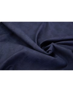 Ткань 80665 хлопок фактурный итальянская ткань синяя Unofabric