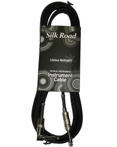 LG 5 BK кабель инструментальный 5 м Jack Jack угловой моно Silkroad