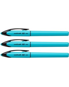 Набор роллеров Uni Ball AIR UBA 188E синий цвет корпуса голубой 3 шт в блист Uni mitsubishi pencil