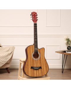 Акустическая гитара SD H38Q 9915657 светло коричневая Music life