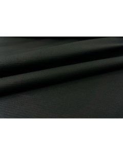 Ткань MONA03 Шерсть костюмная в рубчик черная 100x141 см Unofabric