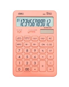 Калькулятор настольный Touch EM01541 12 разрядный красный Deli