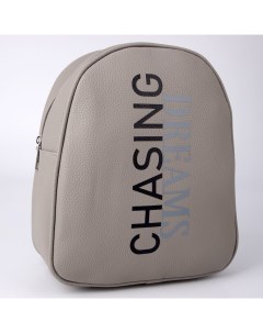 Рюкзак из искусственной кожи Dreams chasing 27х23х10 см Nobrand