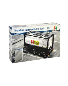 Сборная модель 1 24 Прицеп TECNOKAR TRAILER WITH 20 TANK 3929 Italeri