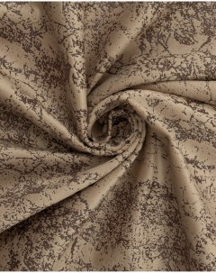 Ткань мебельная Велюр модель Рояль принт на светло коричневом фоне Крокус