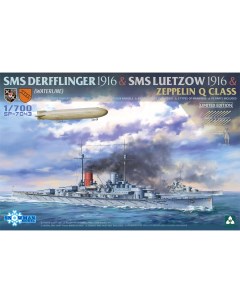 Сборная модель 1 700 Крейсер SMS Derfflinger 1916 крейсер SMS Lutzow 1916 Takom