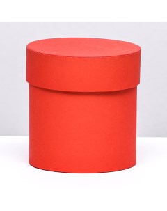 Шляпная коробка красный 10 х 10 см Nobrand