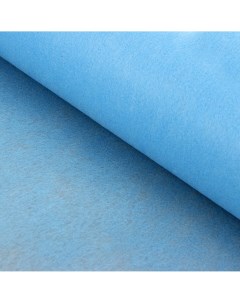 Фетр для упаковок и поделок однотонный голубой двусторонний рулон 1шт 50 см x 15 м Upak land