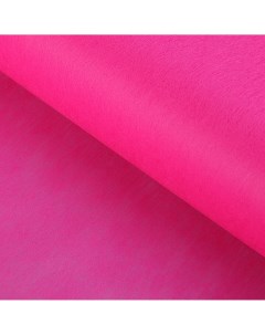 Фетр для упаковок и поделок однотонный ярко розовый однотонный двусторонний рулон 1шт 50 см x 15 м Upak land