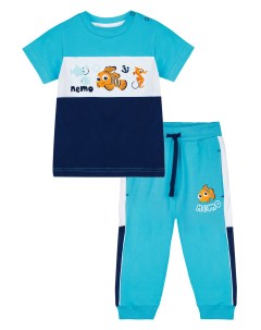 Комплект детский трикотажный для мальчиков фуфайка футболка брюки Playtoday newborn-baby