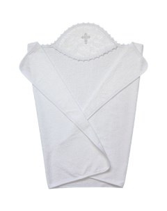 Крестильное полотенце с капюшоном 100х75 Золотой гусь