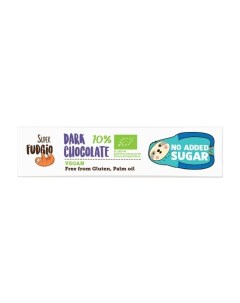 Шоколад темный без сахара 40 г Super fudgio