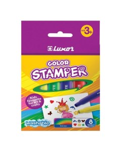Фломастеры Luxor Color Stamper 8 цветов Color Stamper 8 цветов