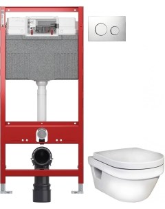 Комплект подвесной унитаз Hygienic Flush 5G84HR01 система инсталляции Tece 9300302 9240921 Gustavsberg