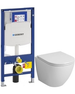 Комплект подвесной унитаз GR 4455S система инсталляции Geberit 111 300 00 5 Grossman