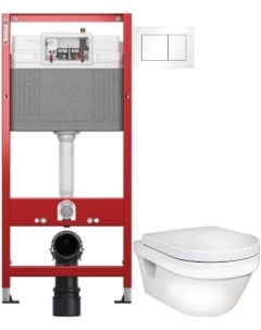Комплект подвесной унитаз Hygienic Flush 5G84HR01 система инсталляции Tece 9400413 Gustavsberg