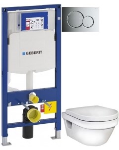 Комплект подвесной унитаз Hygienic Flush 5G84HR01 система инсталляции Geberit 111 300 00 5 115 770 2 Gustavsberg