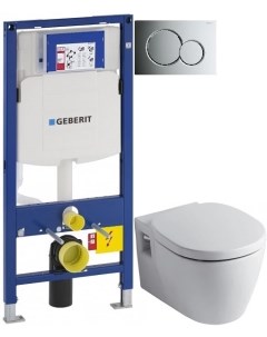 Комплект подвесной унитаз Connect E803501 E712701 система инсталляции Geberit 111 300 00 5 115 770 2 Ideal standard