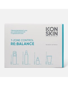 Набор для ухода за кожей лица Re Balance trial size 4 средства Icon skin