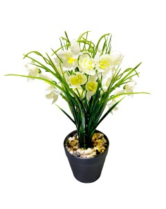 Искусственное растение Нарцисс горный 30 см Без бренда